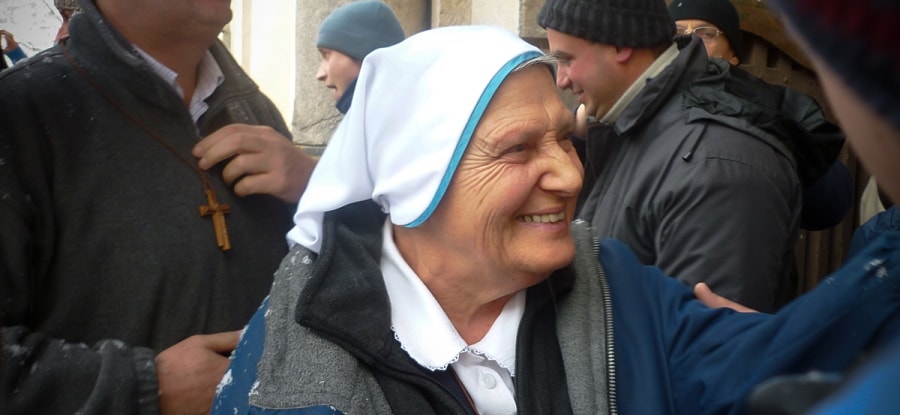 Mother Elvira, the founder of the community Cenacolo